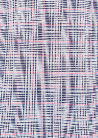 Grey & Pink Hounds tooth Plaid - LAST ONES FINAL SALE