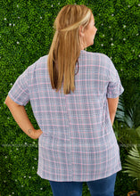 Load image into Gallery viewer, Grey &amp; Pink Hounds tooth Plaid - LAST ONES FINAL SALE
