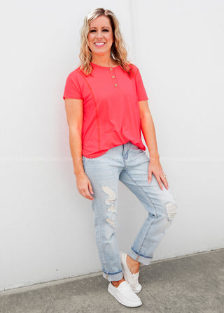 Finley Top -NEON PINK - LAST ONE FINAL SALE