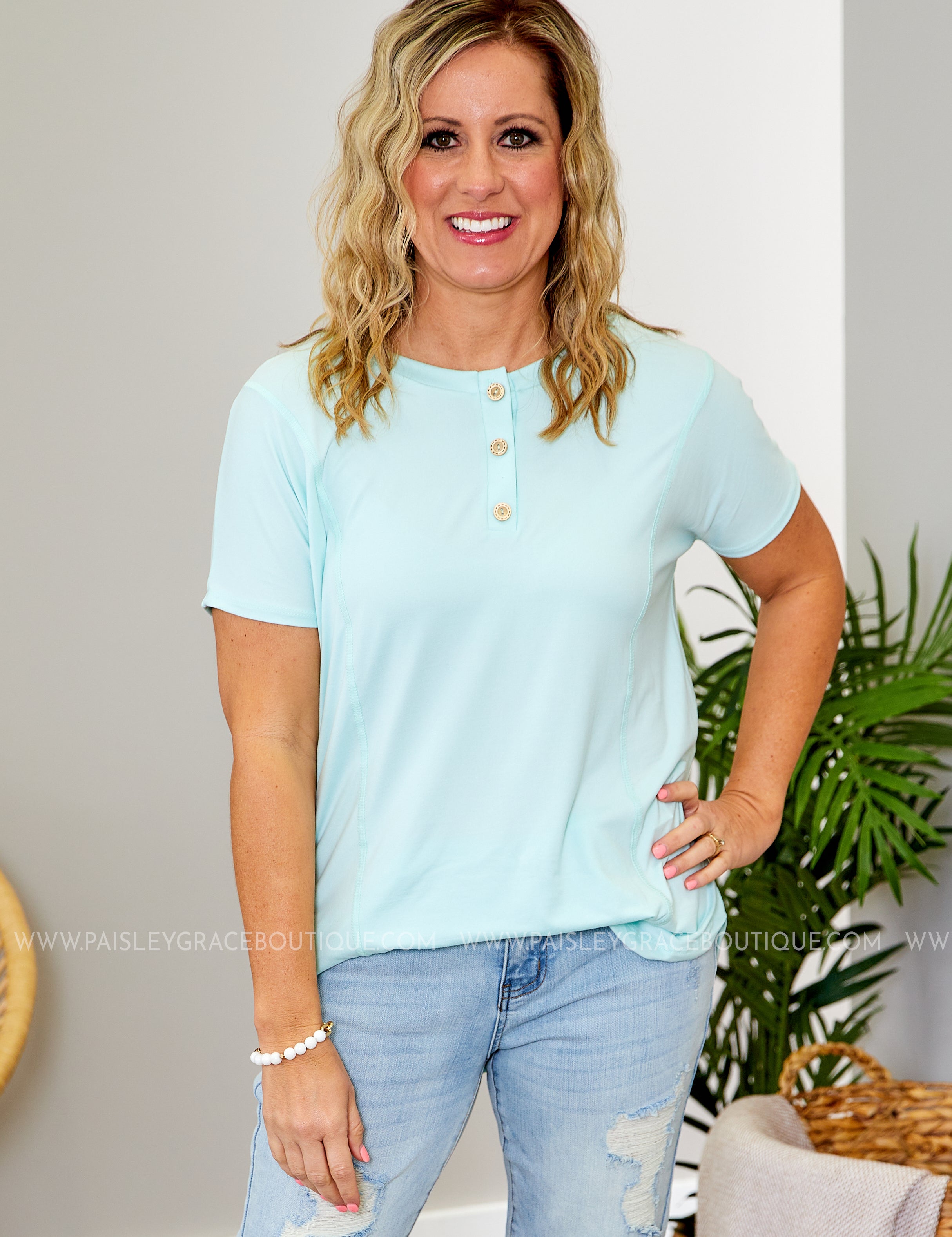 Finley Top - LT MINT  - LAST ONES FINAL SALE