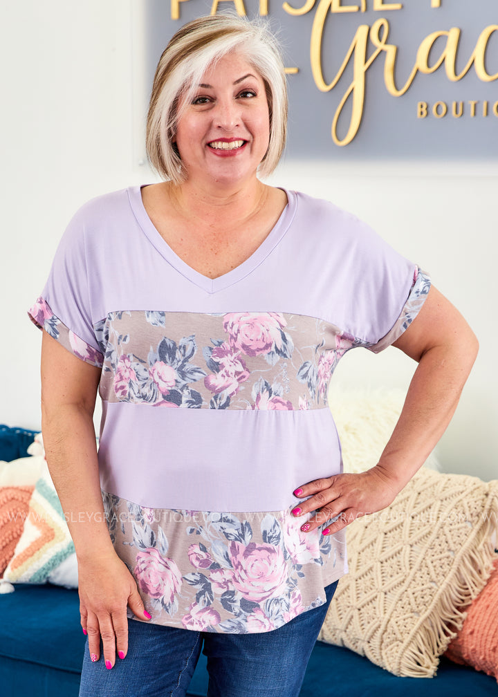 Adore More Top - LILAC  - FINAL SALE