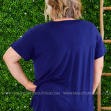 Pleasant Surprise Tee - NAVY* LAST ONES FINAL SALE *
