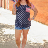 Oh My Stars Top - Navy* LAST ONES FINAL SALE *