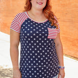 Oh My Stars Top - Navy* LAST ONES FINAL SALE *