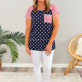 Oh My Stars Top - Navy* LAST ONES FINAL SALE *
