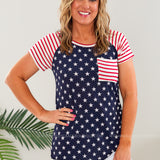 Oh My Stars Top - Navy* LAST ONES FINAL SALE *