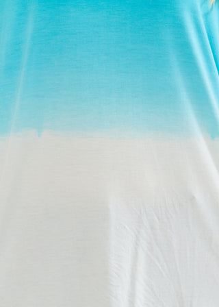 Rising Sun Tee - AQUA - LAST ONES FINAL SALE