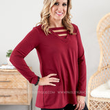 Santa Fe Bound- BURGUNDY  - LAST ONES FINAL SALE