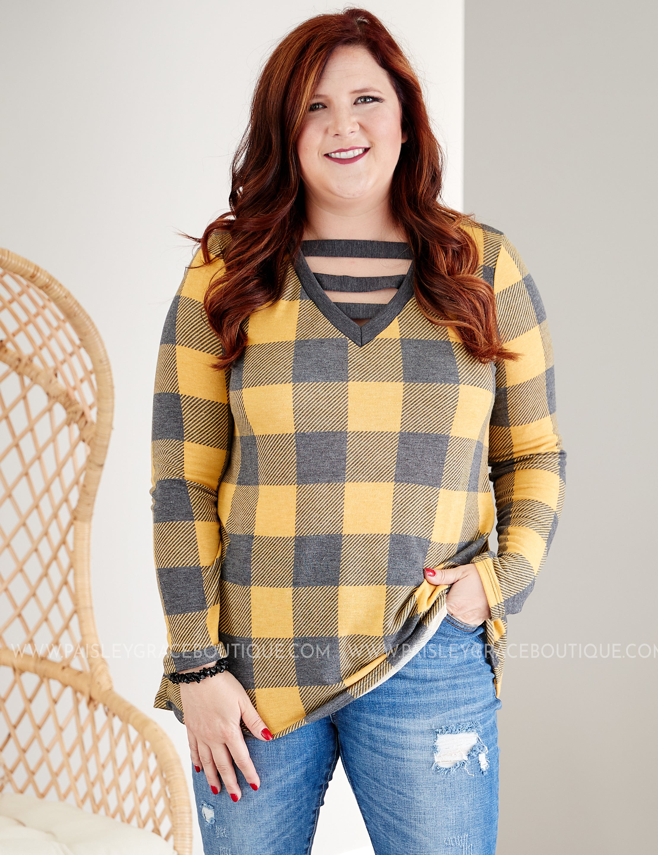 Modern Chic Top- LAST ONES FINAL SALE