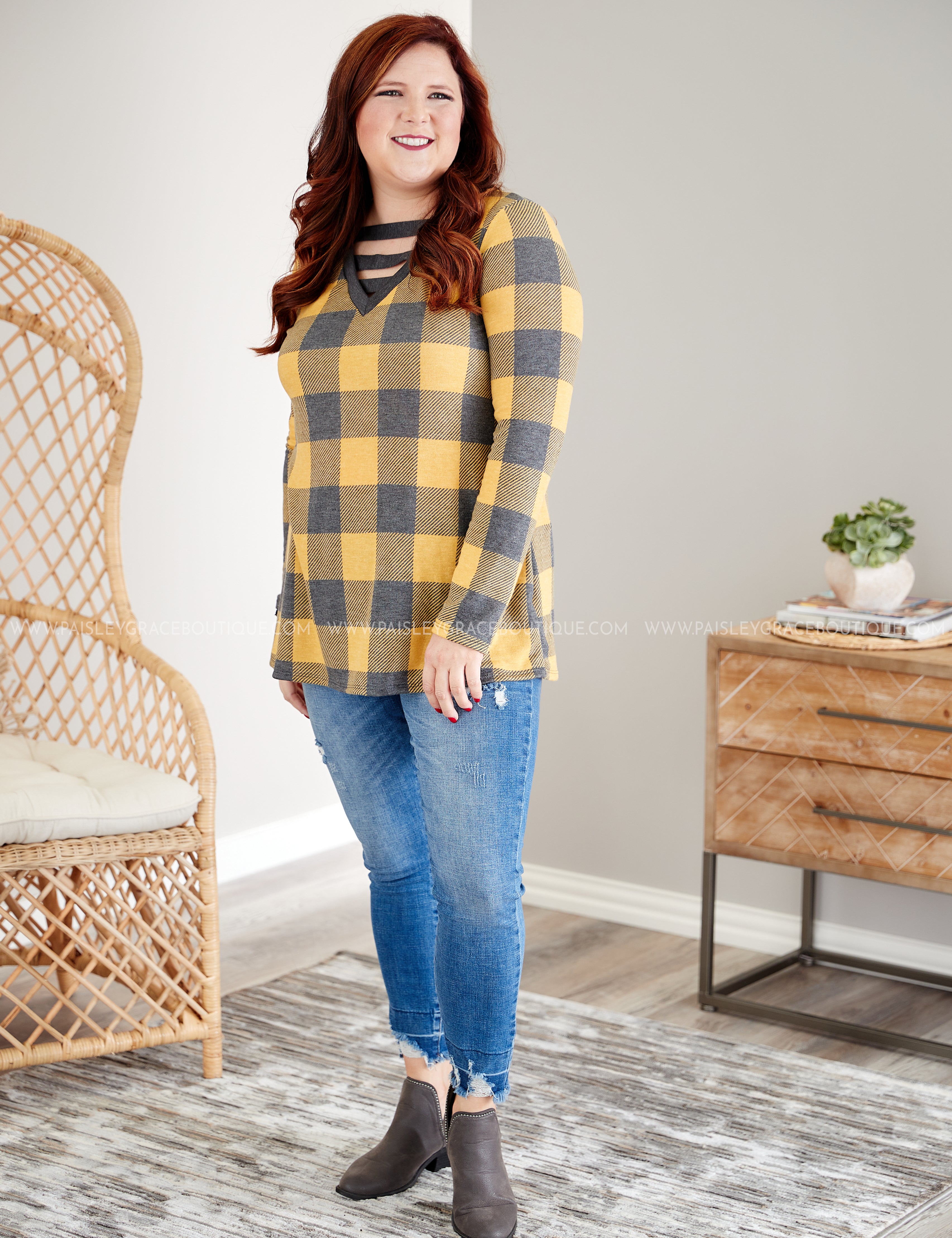 Modern Chic Top- LAST ONES FINAL SALE