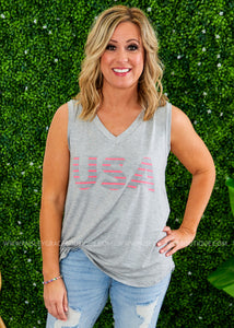 It's Your Time USA Tank  - FINAL SALE