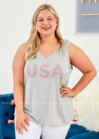 It's Your Time USA Tank  - FINAL SALE