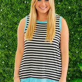 By My Side Tank - BLUE - LAST ONES FINAL SALE STEAL