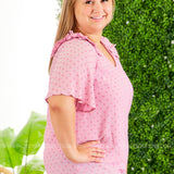 In A Daydream Top - DUSTY PINK* LAST ONES FINAL SALE *