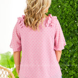 In A Daydream Top - DUSTY PINK* LAST ONES FINAL SALE *