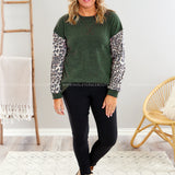 Figure You Out Top - Olive* LAST ONES FINAL SALE *