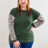 Figure You Out Top - Olive* LAST ONES FINAL SALE *