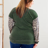 Figure You Out Top - Olive* LAST ONES FINAL SALE *