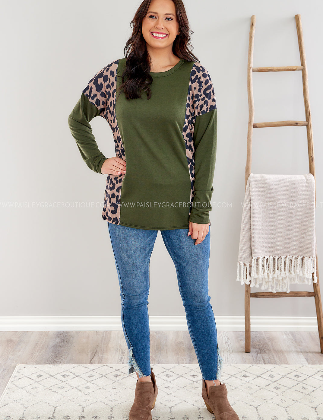 You're the One Top - Olive* LAST ONES FINAL SALE *