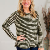 Earn Your Stripes Top - 2 Colors - LAST ONES FINAL SALE
