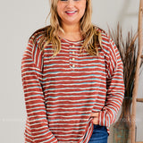 Earn Your Stripes Top - 2 Colors - LAST ONES FINAL SALE