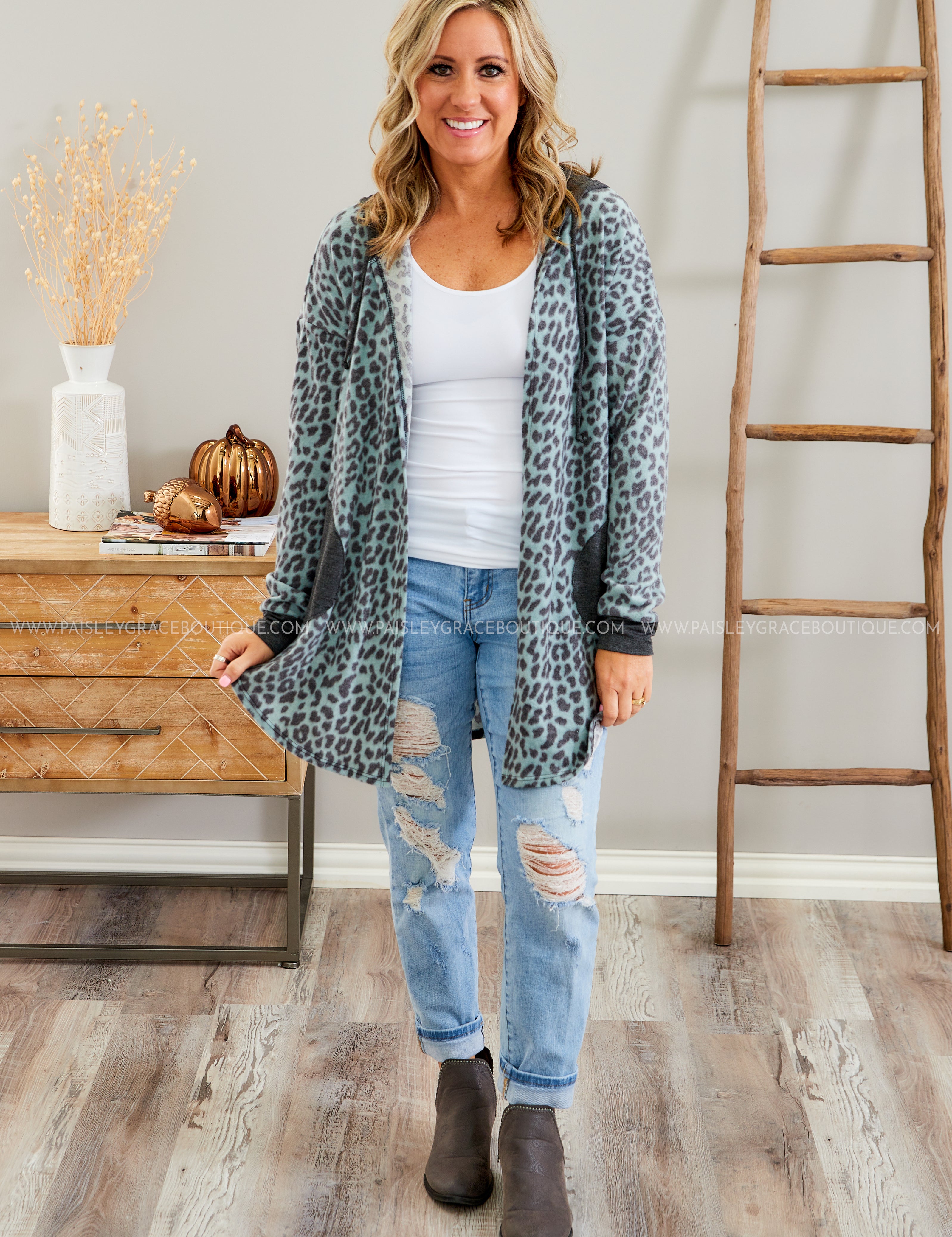 Fearless Love Cardigan - MINT - LAST ONES FINAL SALE
