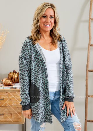 Fearless Love Cardigan - MINT  - FINAL SALE