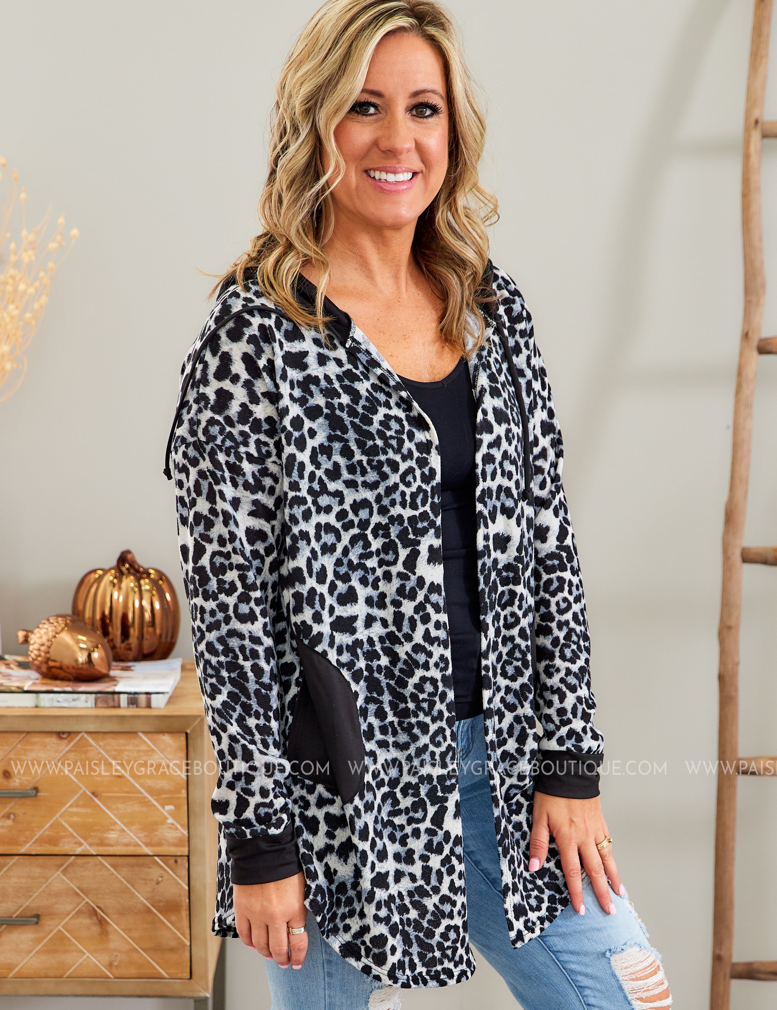 Fearless Love Cardigan - BLACK - LAST ONES FINAL SALE