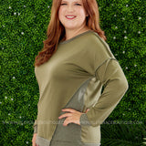 Joanne Top - Mustard or Olive* LAST ONES FINAL SALE *