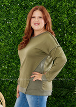 Load image into Gallery viewer, Joanne Top - Mustard or Olive  - FINAL SALE
