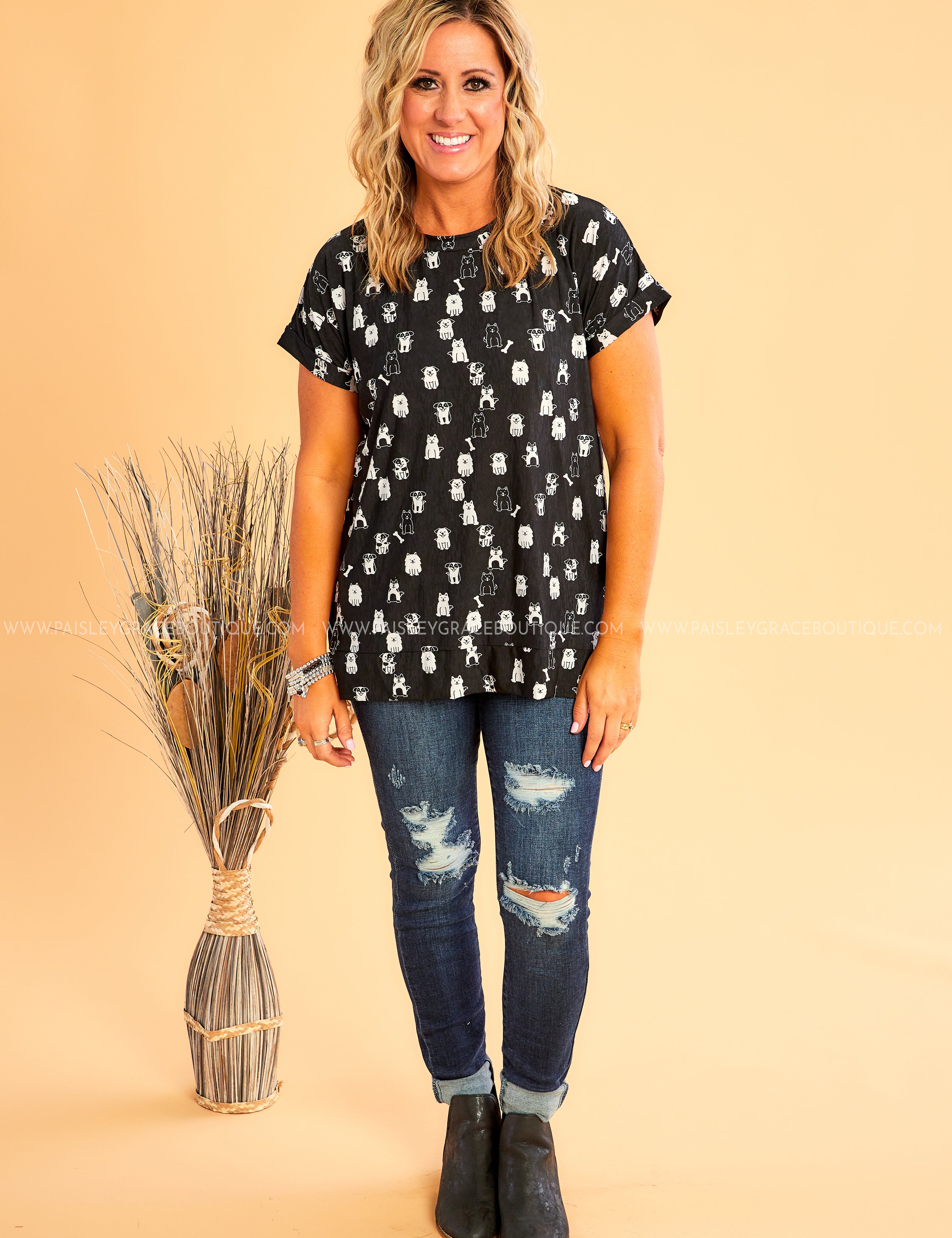 Anything is Paw-sible Top* LAST ONES FINAL SALE *