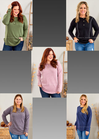 Secret's Out Top - 5 Colors - LAST ONES FINAL SALE