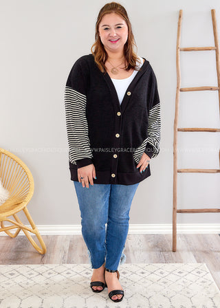 Lexie Cardigan - Black - FINAL SALE