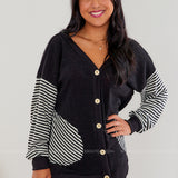 Lexie Cardigan - Black* LAST ONES FINAL SALE *