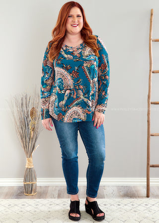 Soho Days Paisley Top - 2 Colors - LAST ONES FINAL SALE