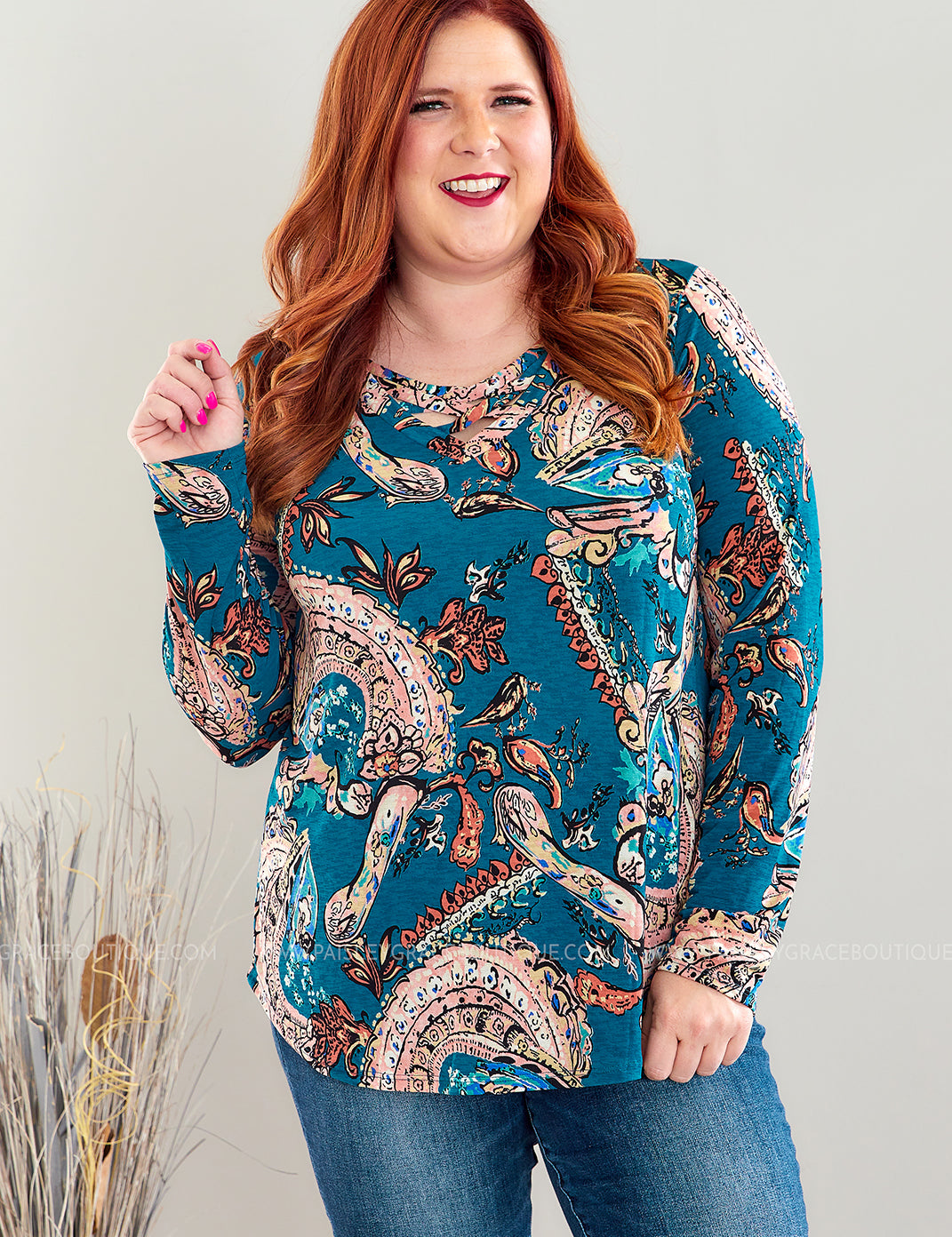 Soho Days Paisley Top - 2 Colors - LAST ONES FINAL SALE