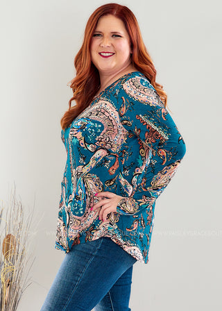 Soho Days Paisley Top - 2 Colors - LAST ONES FINAL SALE