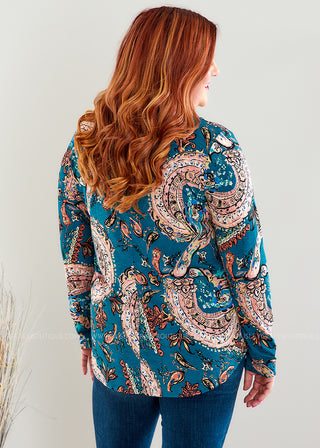 Soho Days Paisley Top - 2 Colors - LAST ONES FINAL SALE