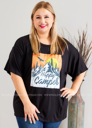 Happy Camper Tee - LAST ONES FINAL SALE