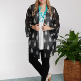 Don't Let Me Down Kimono- BLACK - LAST ONES FINAL SALE