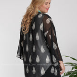 Don't Let Me Down Kimono- BLACK - LAST ONES FINAL SALE