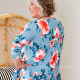 Peaceful Gardens - Blue* LAST ONES FINAL SALE *