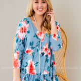 Peaceful Gardens - Blue* LAST ONES FINAL SALE *