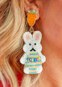 Some Bunny Loves You Earrings - FINAL SALE
