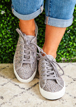 Load image into Gallery viewer, Flirty Eyelet Sneaker by Very G. - GREY - FINAL SALE
