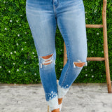 Starry Night High Rise Jeans - LAST ONES FINAL SALE
