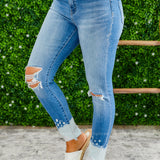 Starry Night High Rise Jeans - LAST ONES FINAL SALE