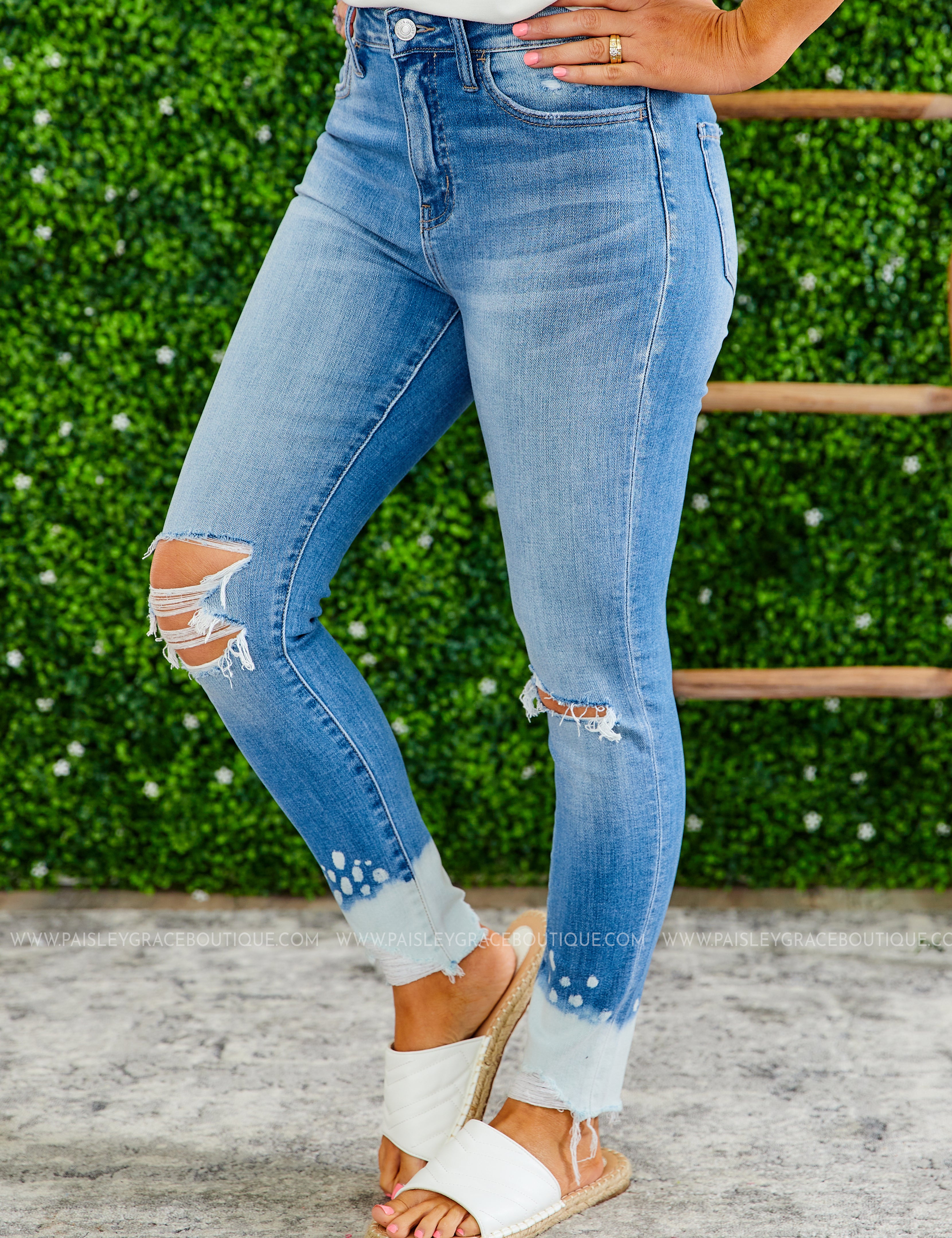 Starry Night High Rise Jeans - LAST ONES FINAL SALE