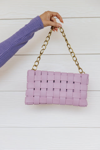 Forever Falling Handbag in Lilac - MONDAY MAGIC