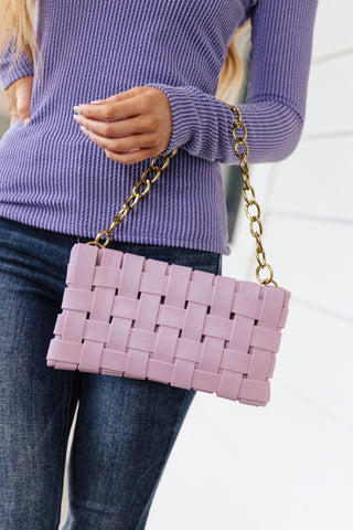 Forever Falling Handbag in Lilac - MONDAY MAGIC